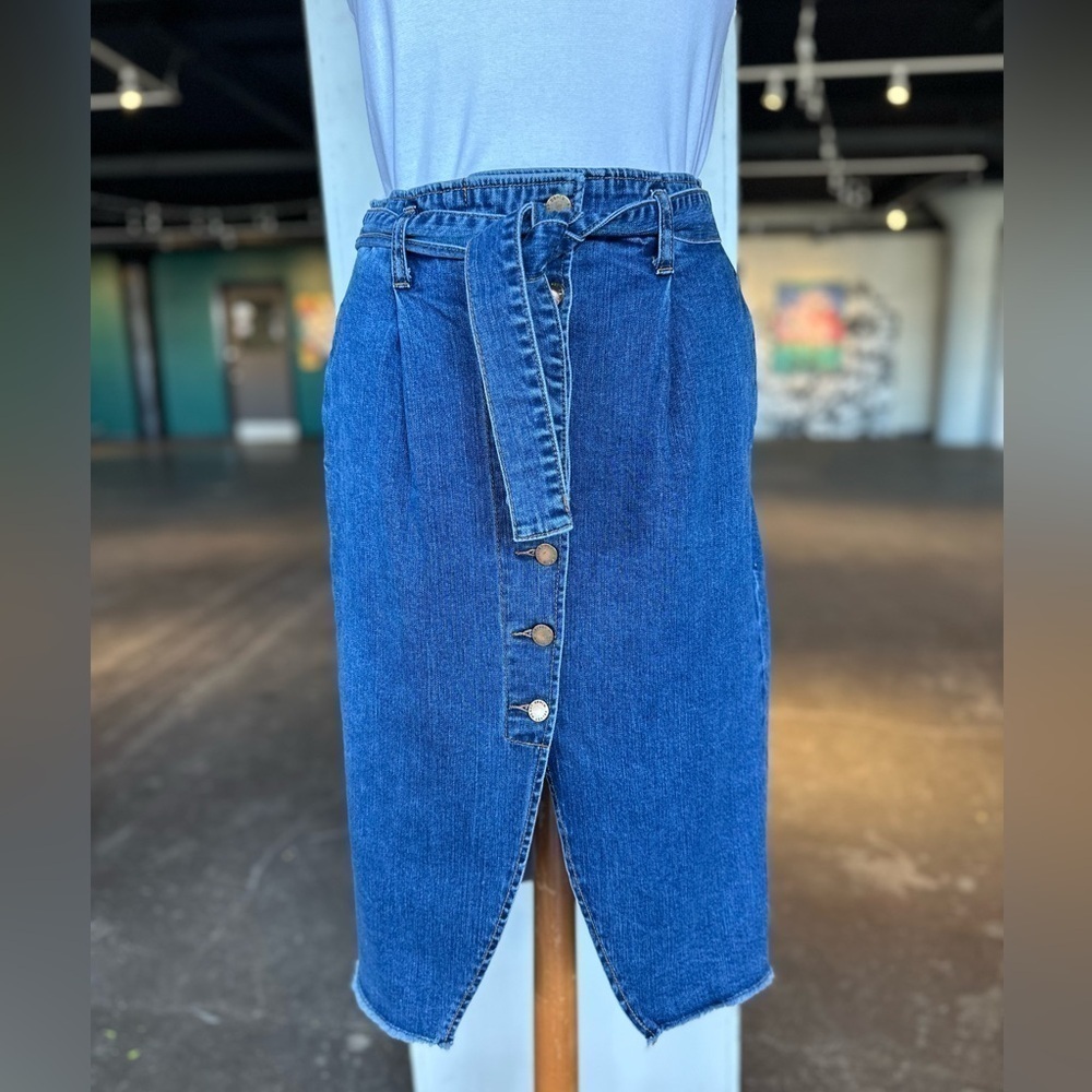 Velvet Heart Denim Skirt
